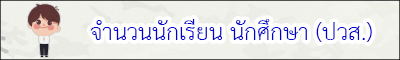 จำนวนนักศึกษาระดับ ปวส.