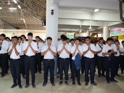 58-พิธีถวายพระพร ณ วิทยาลัยเทคนิคเลย 1