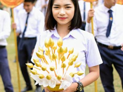 61-ร่วมขบวนแห่งานกาชาดดอกฝ้ายบานสืบสานวัฒนธรรมไทเลย ประจำปี 2561