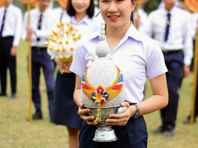 61-ร่วมขบวนแห่งานกาชาดดอกฝ้ายบานสืบสานวัฒนธรรมไทเลย ประจำปี 2561