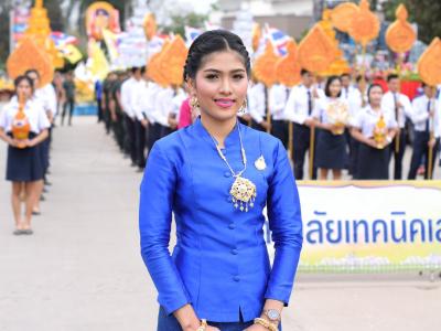 61-ร่วมขบวนแห่งานกาชาดดอกฝ้ายบานสืบสานวัฒนธรรมไทเลย ประจำปี 2561