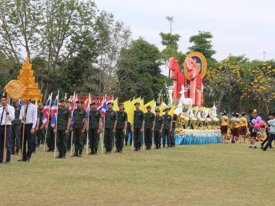 61-ร่วมขบวนแห่งานกาชาดดอกฝ้ายบานสืบสานวัฒนธรรมไทเลย ประจำปี 2561