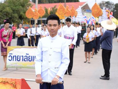 61-ร่วมขบวนแห่งานกาชาดดอกฝ้ายบานสืบสานวัฒนธรรมไทเลย ประจำปี 2561