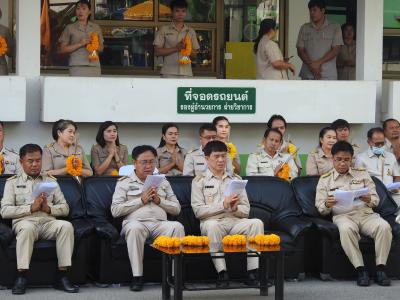 พิธีไหว้ครูช่างและครูประจำการ